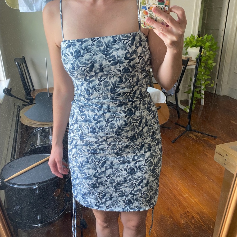 Abercrombie & Fitch Blue Floral Dress